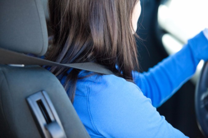 Young female driver buckled up: Lorenzo & Lorenzo Auto & Vehicle Accidents Article